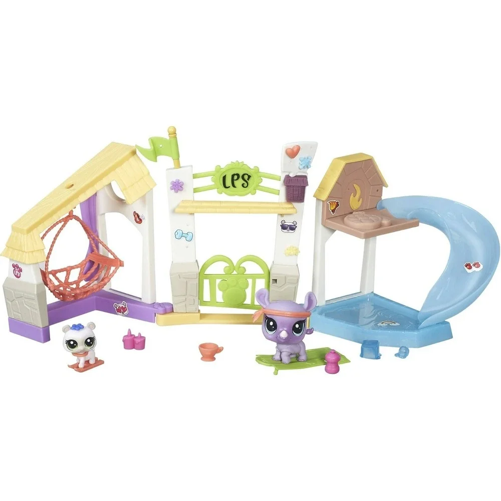 LPS Littlest pet shop fun‎ park playset + Littlest Pet Shop PET RETREAT Pets In
